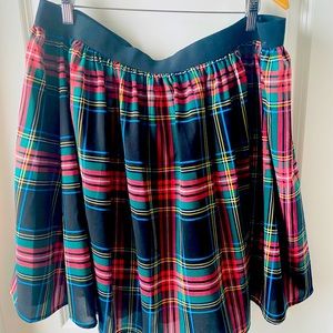 JCrew Plaid Holiday Skirt